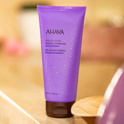 AHAVA Deadsea Water Mineral Shower Gel Spring Blossom Gel za prhanje za ženske 200 ml