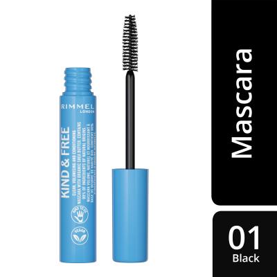 Rimmel London Kind &amp; Free Maskara za ženske 7 ml Odtenek 001 Black