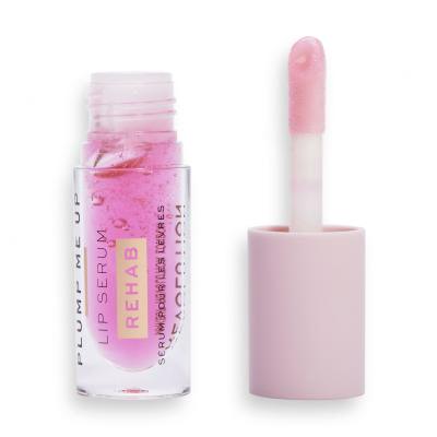 Makeup Revolution London Rehab Plump Me Up Lip Serum Olje za ustnice za ženske 4,6 ml Odtenek Pink Glaze