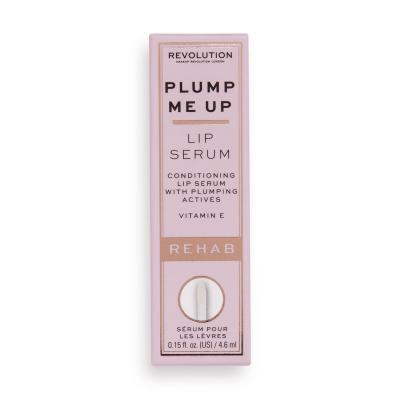 Makeup Revolution London Rehab Plump Me Up Lip Serum Olje za ustnice za ženske 4,6 ml Odtenek Pink Glaze