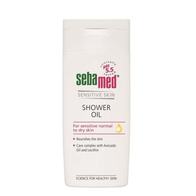 SebaMed Sensitive Skin Shower Oil Oljni gel za prhanje za ženske 200 ml
