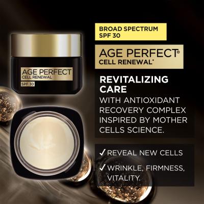 L&#039;Oréal Paris Age Perfect Cell Renew Day Cream SPF30 Dnevna krema za obraz za ženske 50 ml