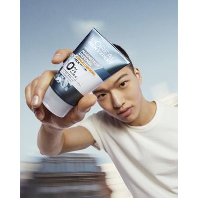 L&#039;Oréal Paris Men Expert Magnesium Defence Face Wash Čistilni gel za moške 100 ml