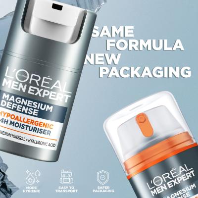 L&#039;Oréal Paris Men Expert Magnesium Defence 24H Dnevna krema za obraz za moške 50 ml