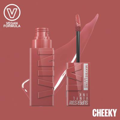 Maybelline Superstay Vinyl Ink Liquid Šminka za ženske 4,2 ml Odtenek 35 Cheeky