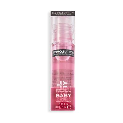 Revolution Relove Baby Roll Lip Oil Olje za ustnice za ženske 5 ml Odtenek Goji Berry