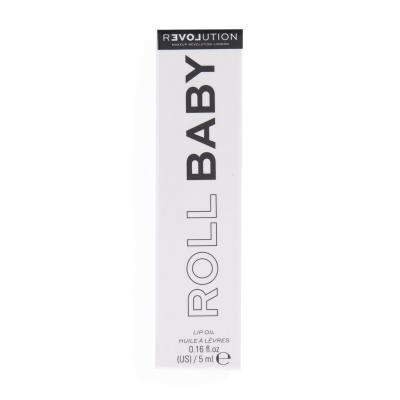 Revolution Relove Baby Roll Lip Oil Olje za ustnice za ženske 5 ml Odtenek Goji Berry