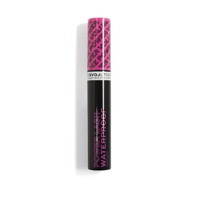 Revolution Relove Power Lash Volume Waterproof Maskara za ženske 8 ml Odtenek Black