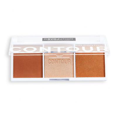 Revolution Relove Colour Play Contour Trio Paletka za konturing za ženske 6 g Odtenek Baked Sugar