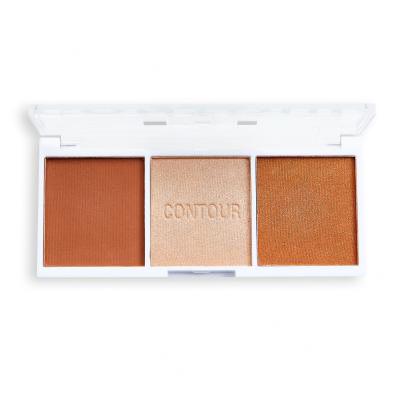 Revolution Relove Colour Play Contour Trio Paletka za konturing za ženske 6 g Odtenek Baked Sugar