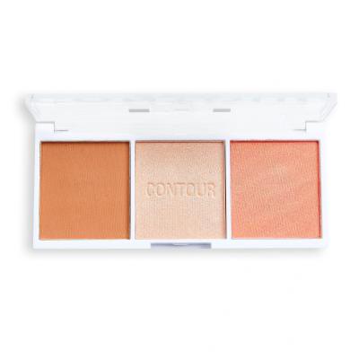 Revolution Relove Colour Play Contour Trio Paletka za konturing za ženske 6 g Odtenek Sugar