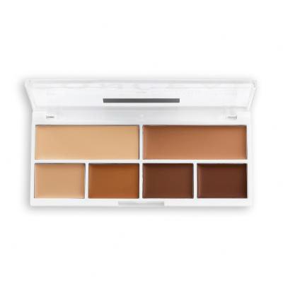 Revolution Relove Conceal Me Concealer &amp; Contour Palette Paletka za konturing za ženske 11,2 g Odtenek Medium