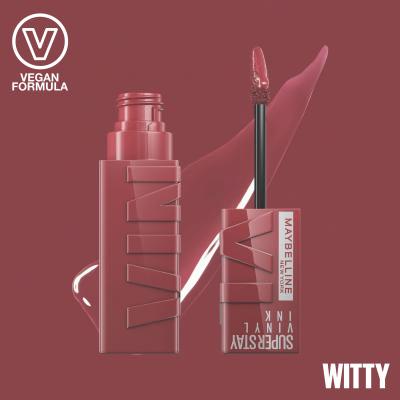 Maybelline Superstay Vinyl Ink Liquid Šminka za ženske 4,2 ml Odtenek 40 Witty