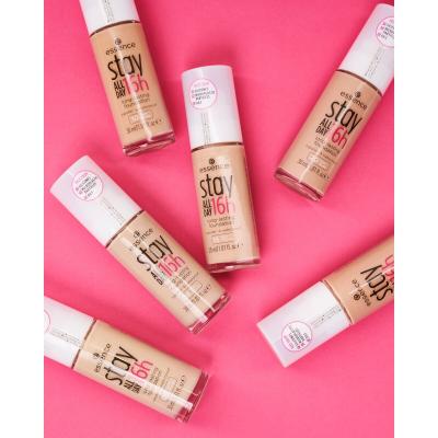 Essence Stay All Day 16h Puder za ženske 30 ml Odtenek 08 Soft Vanilla