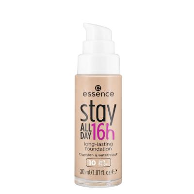 Essence Stay All Day 16h Puder za ženske 30 ml Odtenek 10 Soft Beige