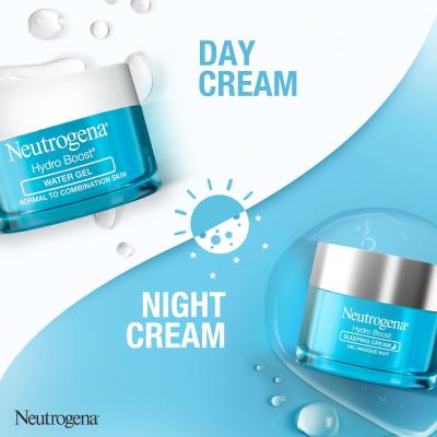 Neutrogena Hydro Boost Darilni set dnevni gel za obraz Hydro Boost Water Gel 50 ml + nočna krema za obraz Hydro Boost Sleeping Cream 50 ml