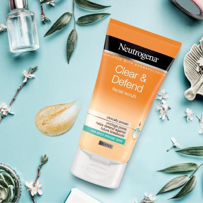 Neutrogena Clear &amp; Defend Facial Scrub Piling 150 ml