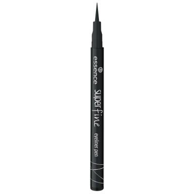 Essence Super Fine Eyeliner Pen Črtalo za oči za ženske 1 ml Odtenek 01 Deep Black