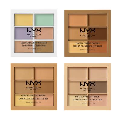 NYX Professional Makeup Color Correcting Concealer Paletka za konturing za ženske 9 g Odtenek Multicolor