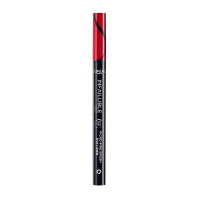 L&#039;Oréal Paris Infaillible Grip 36H Micro-Fine Brush Eye Liner Črtalo za oči za ženske 0,4 g Odtenek 01 Obsidian Black