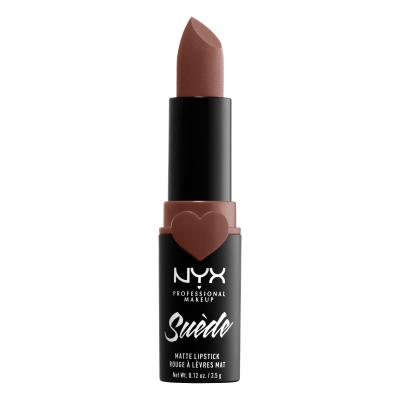 NYX Professional Makeup Suède Matte Lipstick Šminka za ženske 3,5 g Odtenek 04 Free Spirit