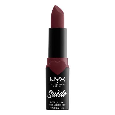 NYX Professional Makeup Suède Matte Lipstick Šminka za ženske 3,5 g Odtenek 06 Lolita