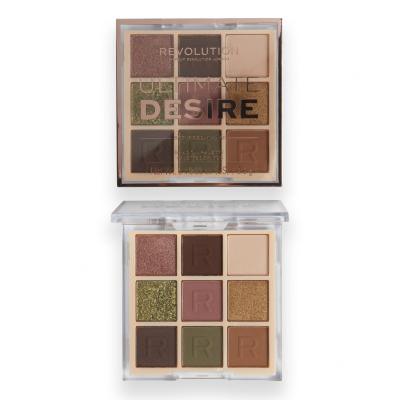 Makeup Revolution London Ultimate Desire Senčilo za oči za ženske 8,1 g Odtenek Stripped Khaki