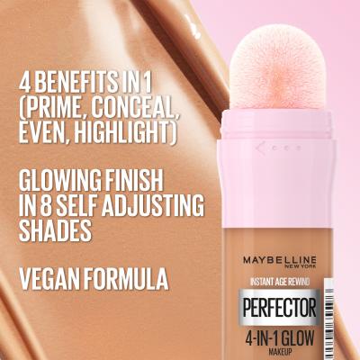 Maybelline Instant Anti-Age Perfector 4-In-1 Glow Puder za ženske 20 ml Odtenek 01 Light