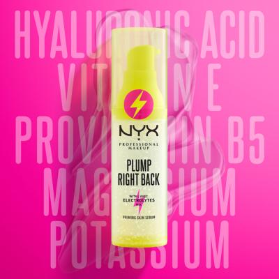 NYX Professional Makeup Plump Right Back Plumping Serum + Primer Podlaga za ličila za ženske 30 ml