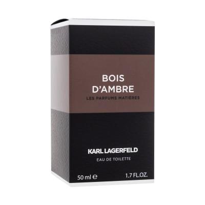 Karl Lagerfeld Les Parfums Matières Bois d&#039;Ambre Toaletna voda za moške 50 ml poškodovana škatla