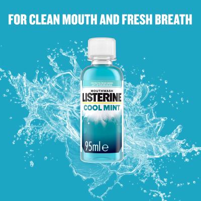 Listerine Cool Mint Mouthwash Ustna vodica 95 ml