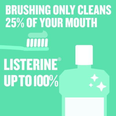 Listerine Clean &amp; Fresh Mild Taste Mouthwash Ustna vodica 500 ml