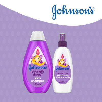 Johnson´s Strength Drops Kids Conditioner Spray Balzam za lase za otroke 200 ml