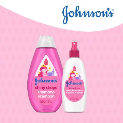 Johnson´s Shiny Drops Kids Shampoo Šampon za otroke 500 ml