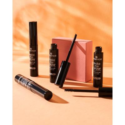 Essence Make Me Brow Eyebrow Gel Mascara Maskara za obrvi za ženske 3,8 ml Odtenek 06 Ebony Brows