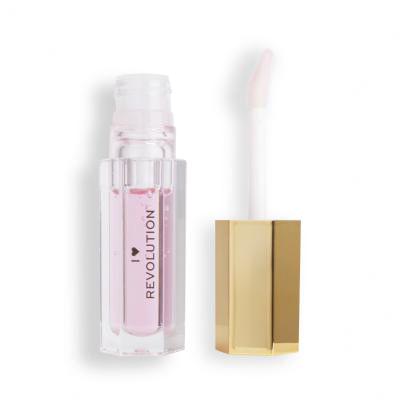 I Heart Revolution Honey Bear Lip Oil Olje za ustnice za ženske 4 ml Odtenek Rose