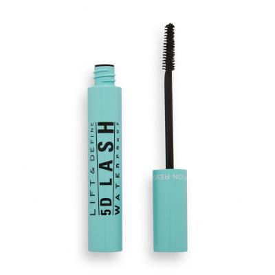 Makeup Revolution London 5D Lash Waterproof Extreme Extension Mascara Maskara za ženske 14 ml Odtenek Super Black