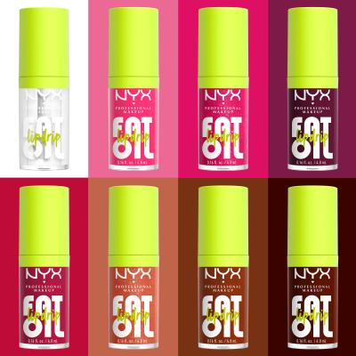 NYX Professional Makeup Fat Oil Lip Drip Olje za ustnice za ženske 4,8 ml Odtenek 01 My Main