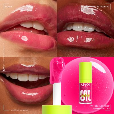 NYX Professional Makeup Fat Oil Lip Drip Olje za ustnice za ženske 4,8 ml Odtenek 03 Supermodell