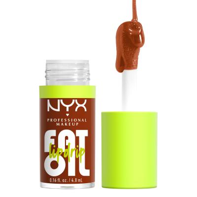 NYX Professional Makeup Fat Oil Lip Drip Olje za ustnice za ženske 4,8 ml Odtenek 07 Scrollin