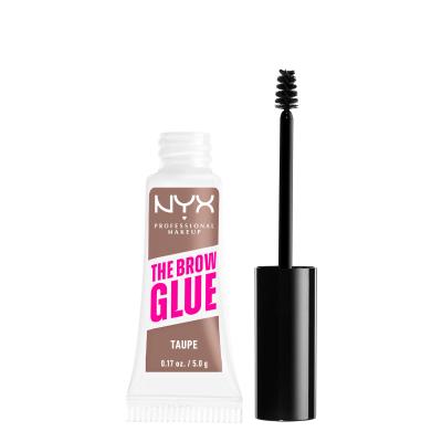 NYX Professional Makeup The Brow Glue Instant Brow Styler Gel za obrvi za ženske 5 g Odtenek 02 Taupe