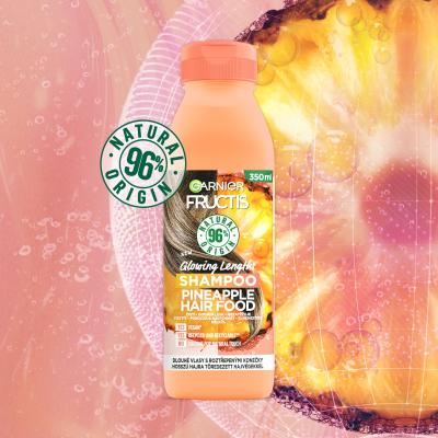 Garnier Fructis Hair Food Pineapple Glowing Lengths Shampoo Šampon za ženske 350 ml