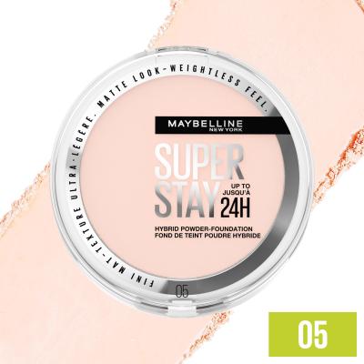 Maybelline Superstay 24H Hybrid Powder-Foundation Puder za ženske 9 g Odtenek 05