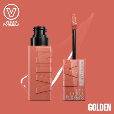 Maybelline Superstay Vinyl Ink Liquid Šminka za ženske 4,2 ml Odtenek 105 Golden