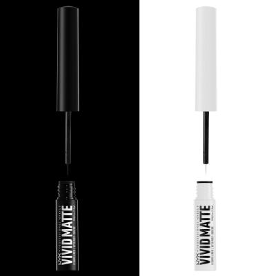 NYX Professional Makeup Vivid Matte Črtalo za oči za ženske 2 ml Odtenek 02 White