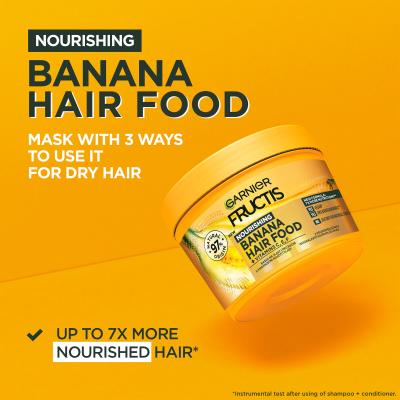 Garnier Fructis Hair Food Banana Nourishing Mask Maska za lase za ženske 400 ml