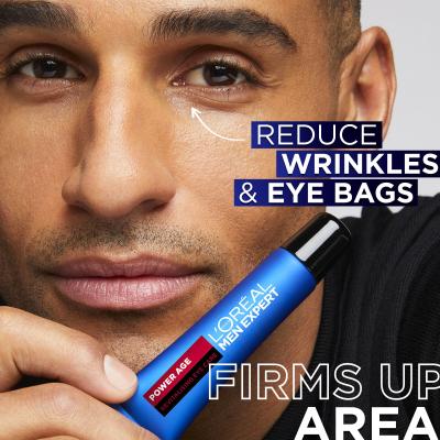 L&#039;Oréal Paris Men Expert Power Age Revitalising Eye Care Krema za okoli oči za moške 15 ml