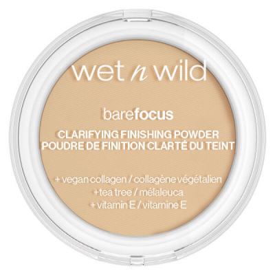Wet n Wild Bare Focus Clarifying Finishing Powder Puder v prahu za ženske 6 g Odtenek Light-Medium