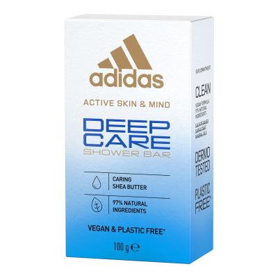 Adidas Deep Care Shower Bar Trdo milo za ženske 100 g