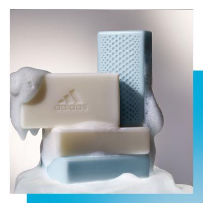 Adidas Deep Care Shower Bar Trdo milo za ženske 100 g